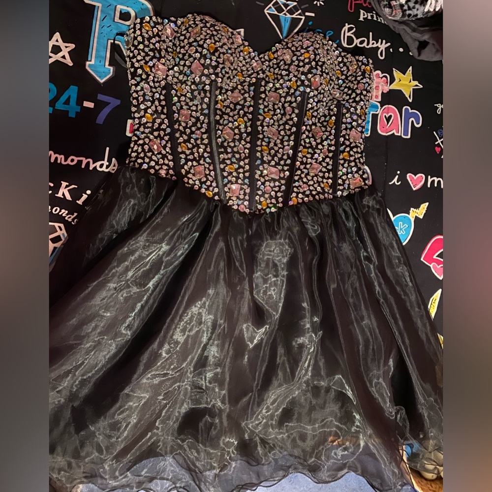 NWT jeweled prom dress